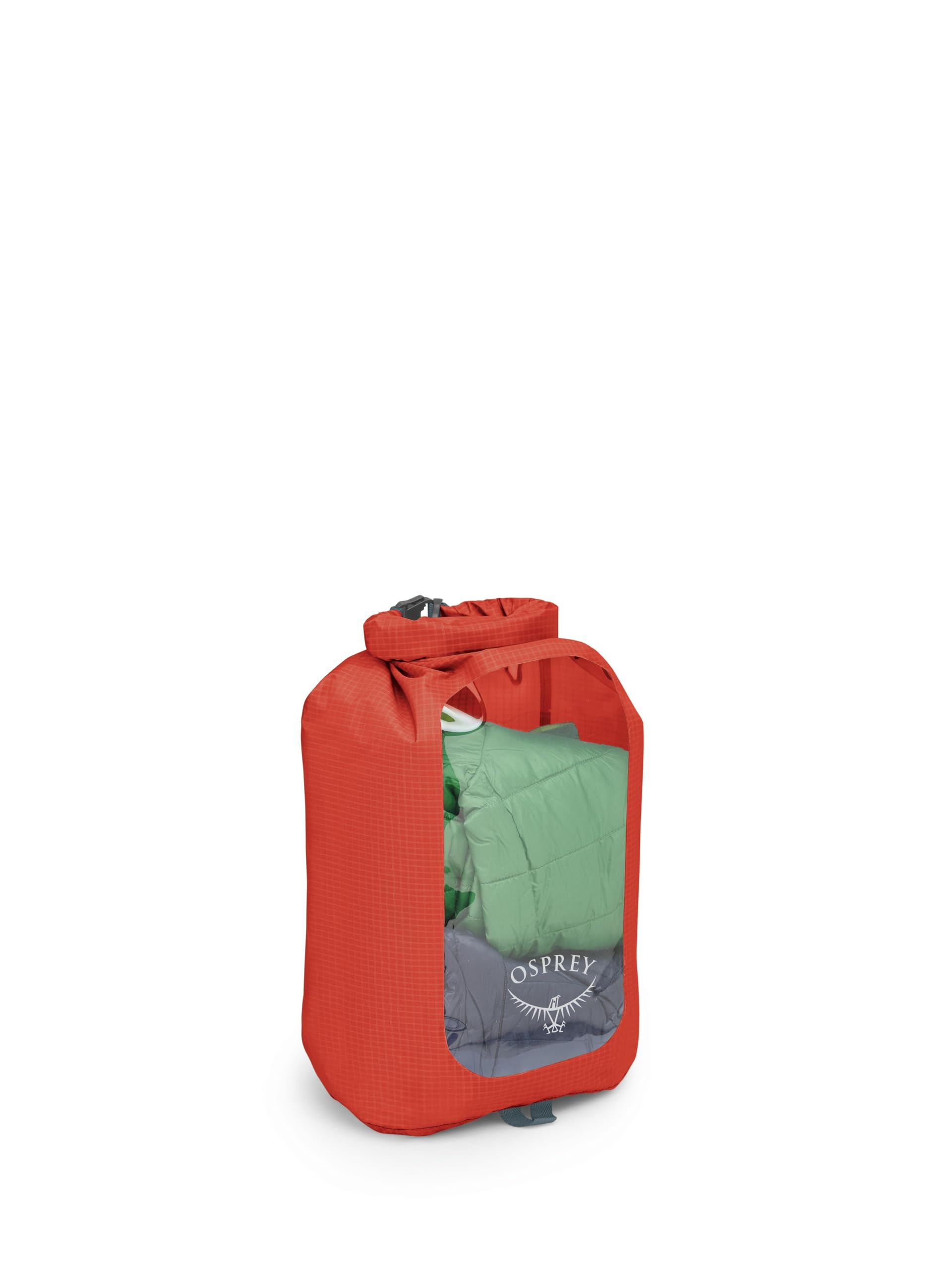 Osprey 12L Waterproof Dry Sack with Window, Mars Orange