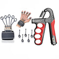Oddish Way To Fitness Adjustable Hand Grip Strengthener With Finger Exerciser Combo, Forearm, Wrist & Grip Trainer For Home Gym