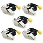 Hipat Whistle, 12 Packs Sports Whistles With Lanyard, Loud Crisp Sound Whistle Bulk Ideal For Coaches, Referees, And Officials