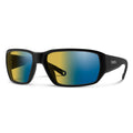 SMITH Optics Hookset Sunglasses - Sports Active Sunglasses for Fishing & More - For Men & Women - Matte Black + Polarchromic Yel