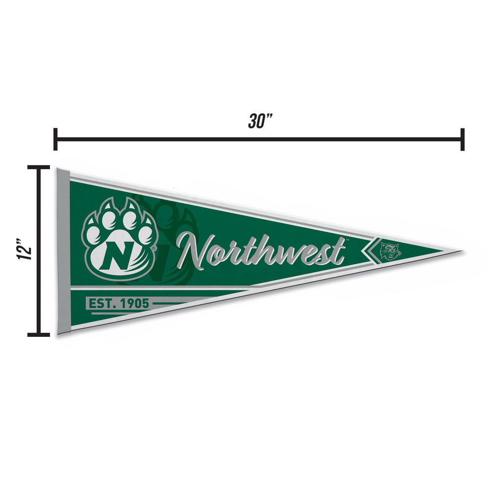 Rico Industries Ncaa Northwest Missouri State Bearcats Classic 12'' X 30'' Felt Wall D  Cor Pennant - Great For Home/Bed Room/Ma