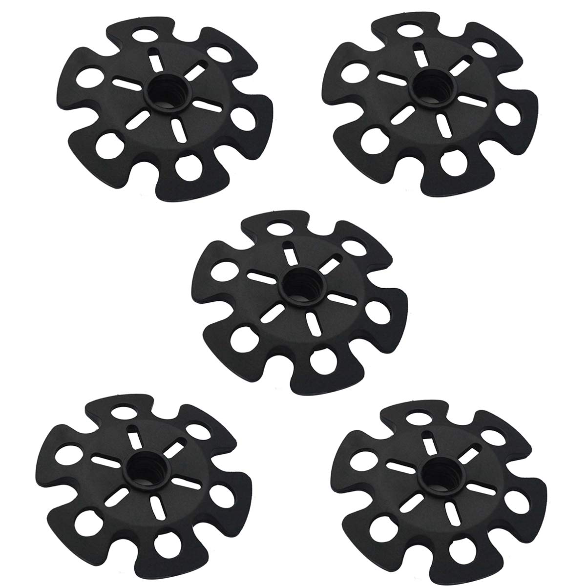 Besportble 10 Pcs Trekking Pole Snow Baskets Removable Mud Ski Basket Walking Hiking Stick Replacement Accessory For Hiking Trek