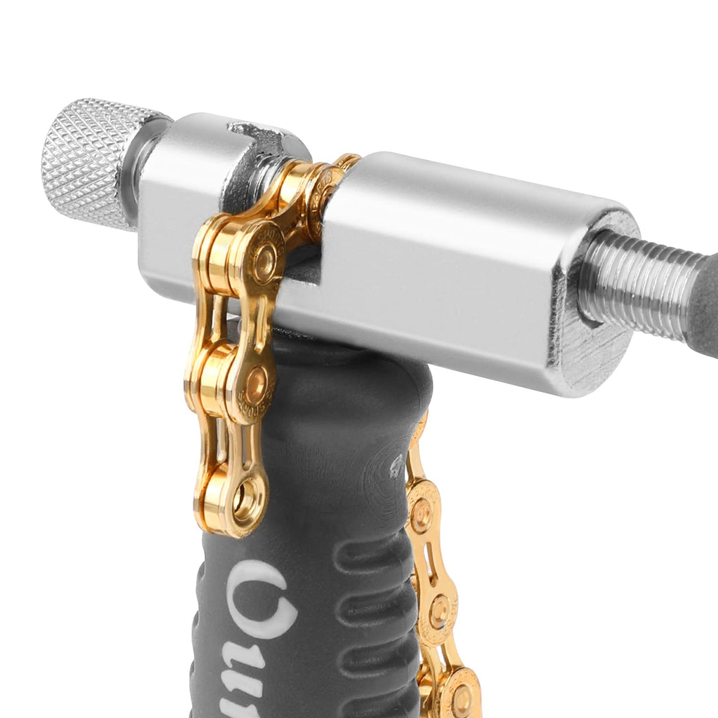 Oumers Bike Chian Breaker Tool, Universal For 7 8 9 10 11 Speed Chains Link, Remove Rusty Chains Easily. A Small Durable Bicycle