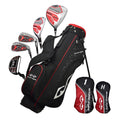 Snake Eyes Golf Junior Set with Bag, Left Hand, Black/Red, Ages 9-12