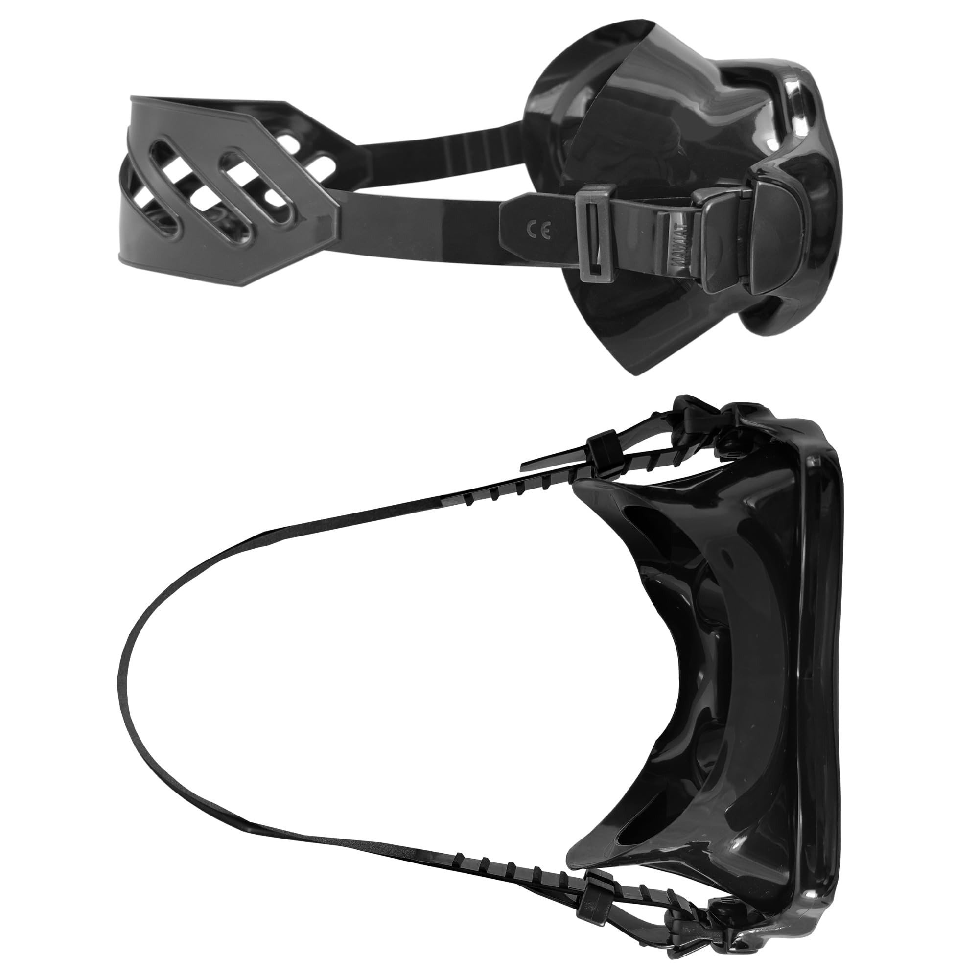 Oceanways Superview-Hd Mask - Black Silicone