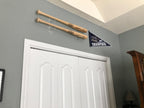 Top Stage Clear Baseball Bat Display Wall Mount Horizontal Rack Softball Bat Hanger, 4.5 X 4.5 Inches, No Case Cover, For Game R