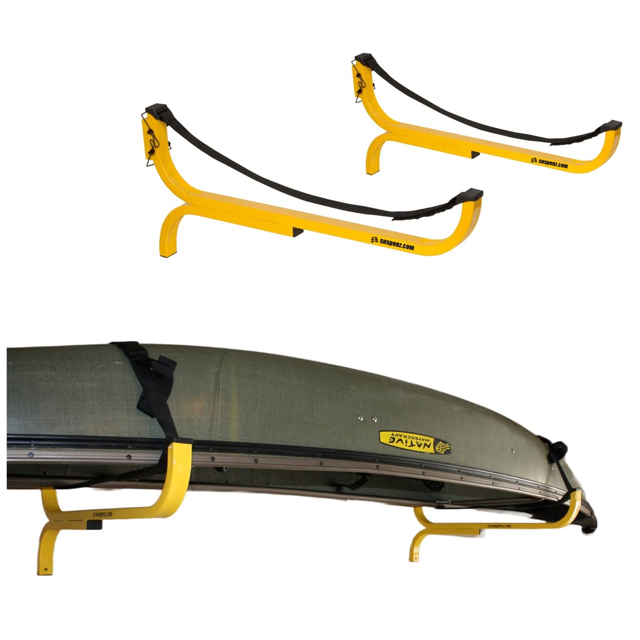 Suspenz Kayak Storage Rack, Flat Rack For Canoe, Kayak, Sup Storage