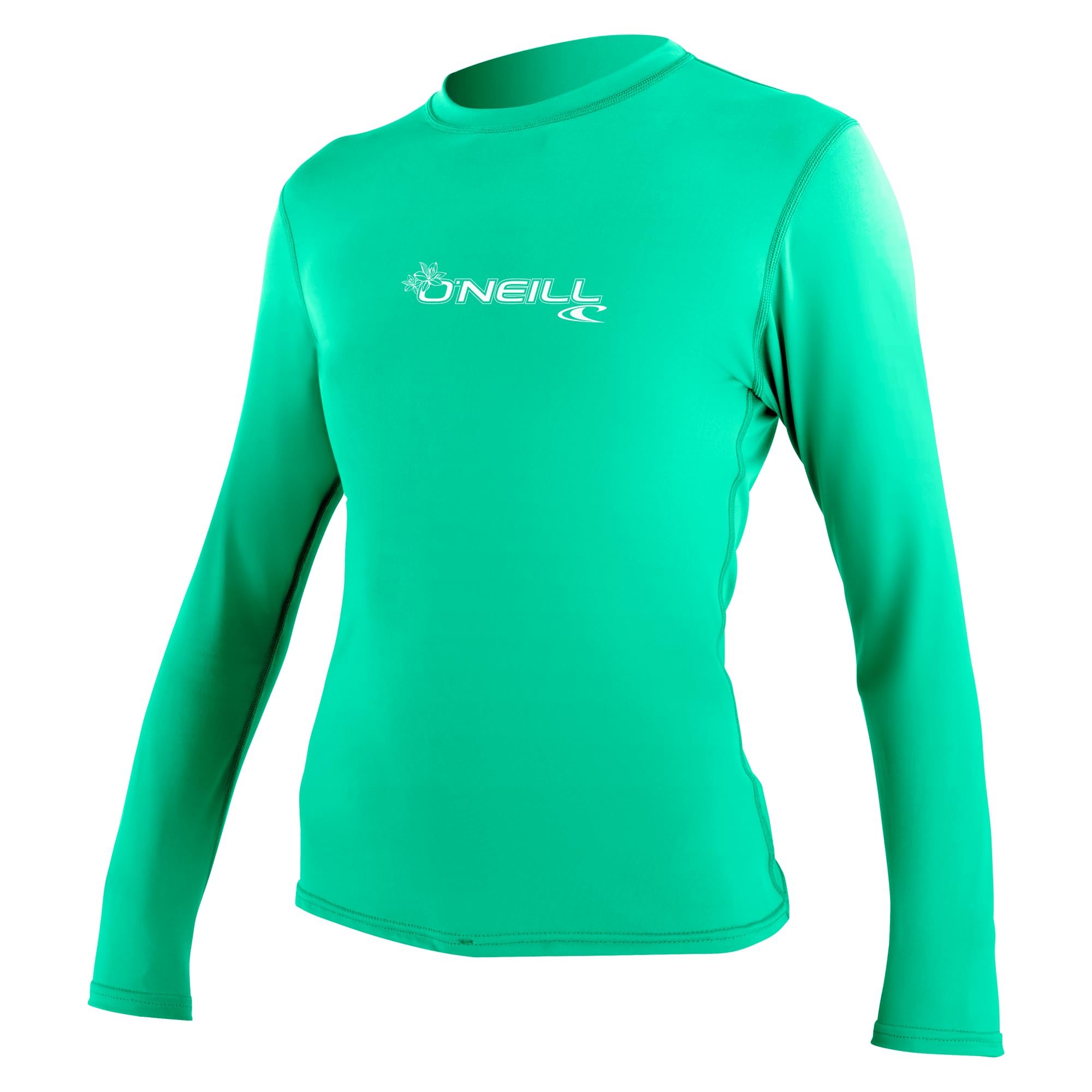 ONeill Womens Basic Skins Upf 50+ Long Sleeve Sun Shirt, Seaglass, X-Large