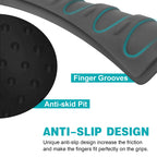 Trelc Antislip Bicycle Handlebars Grips Protector For Bicycle/ Mountain Bike/ Road Bike/ Folding Bike (Black+Grey)