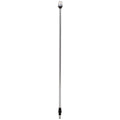 Attwood 5110-42-7 All-Round Frosted Globe Light, 2-Mile 360-Degrees Illumination, 9-Watt Wedge-Base Lamp, 42-Inch Pole