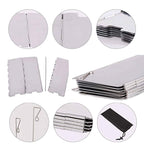Gciyaen Folding Stove Windscreen Outdoor Camping Stove Windshield With Carrying Bag (660 X 240Mm 8 Plates)