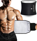 Kingpavonini Waist Trainer Waist Trimmer Sweat Belt For Men Women Black