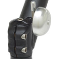 Mirrycle Incredibell Spring Bike Bell, Silver, 1 1/8-Inch