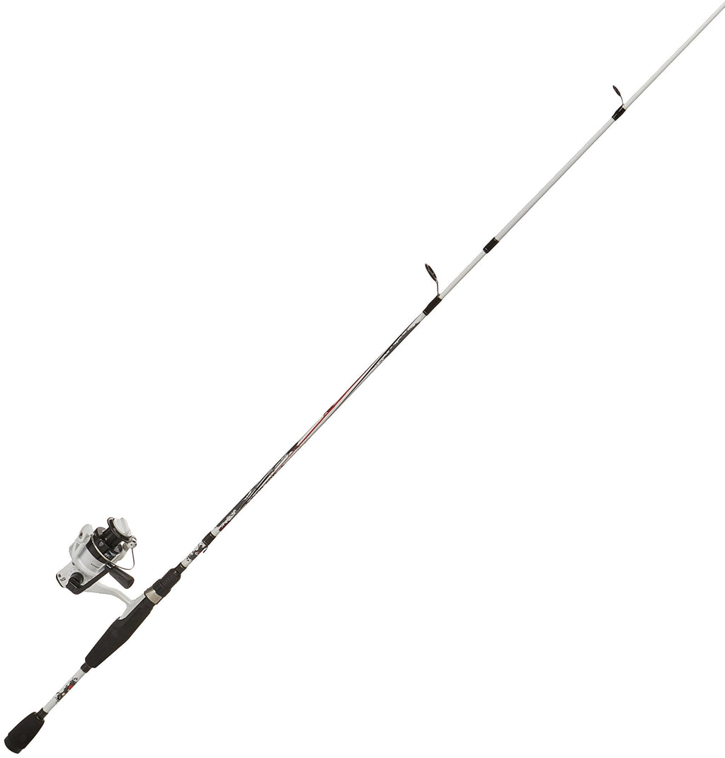 Abu Garcia Ike Dude Spinning/Spincast Fishing Reel & Rod Combo Black, 6'/Medium