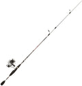 Abu Garcia Ike Dude Spinning/Spincast Fishing Reel & Rod Combo Black, 6'/Medium