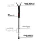 Bog Havoc Monopod Shooting Rest With Lightweight Aluminum Construction, High Density Foam Grip, Twist-Style Locking Leg, And Non