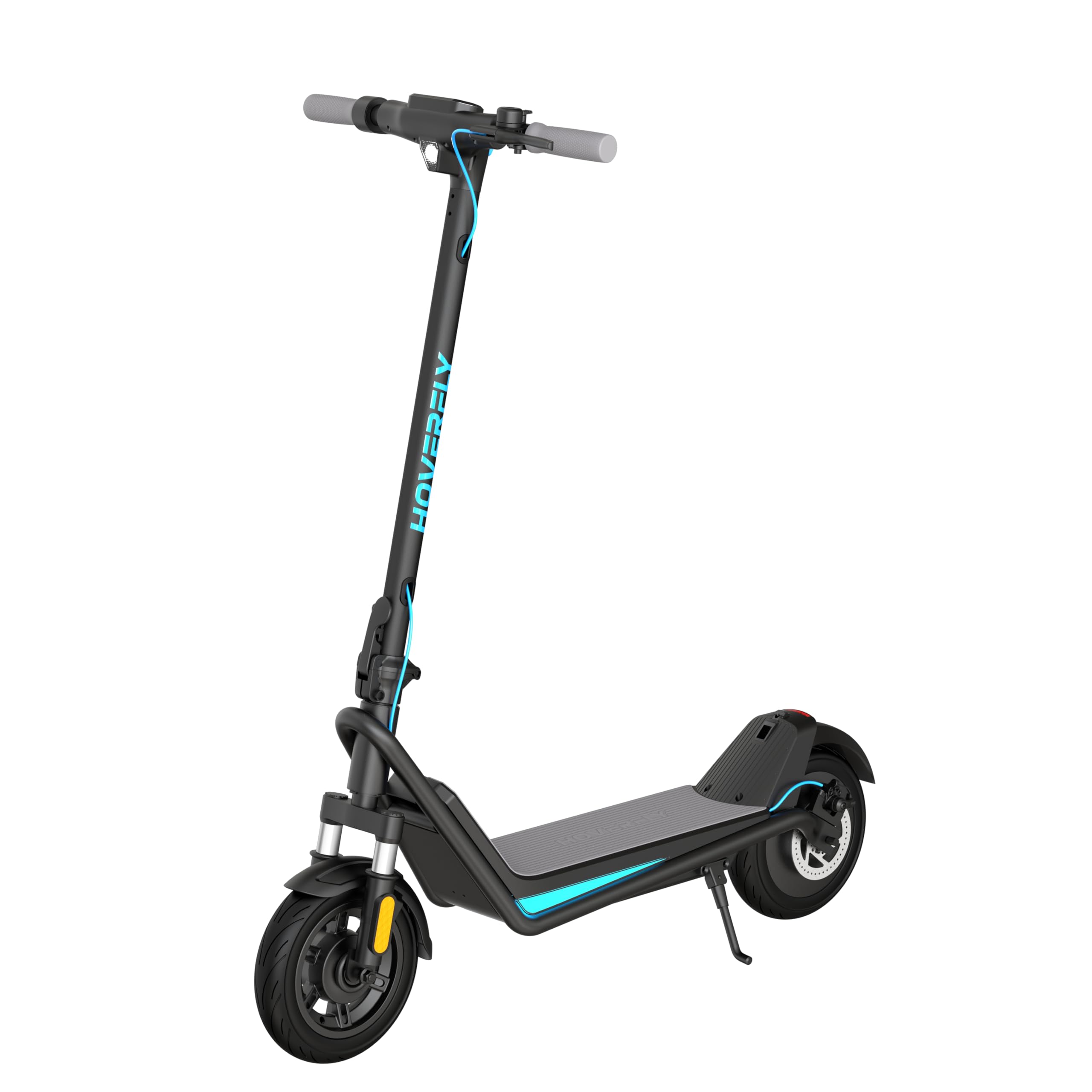HOVERFLY X3 Electric Scooter for Adults, 10 Solid Tire, Max 18 Mile Range and 20Mph Speed, 500W Motor, with Front Dual Suspensio