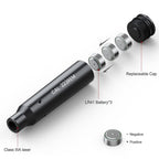 Feyachi Bore Sight 223 5.56mm Red Laser Zeroing Boresighter with 3 Sets of Batteries(Grey)