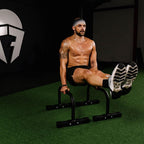 Titan Fitness Parallette Push Up Bar Set, 14In High Perfect For Home And Garage Gym Exercise Equipment, Gymnastics Floor Workout