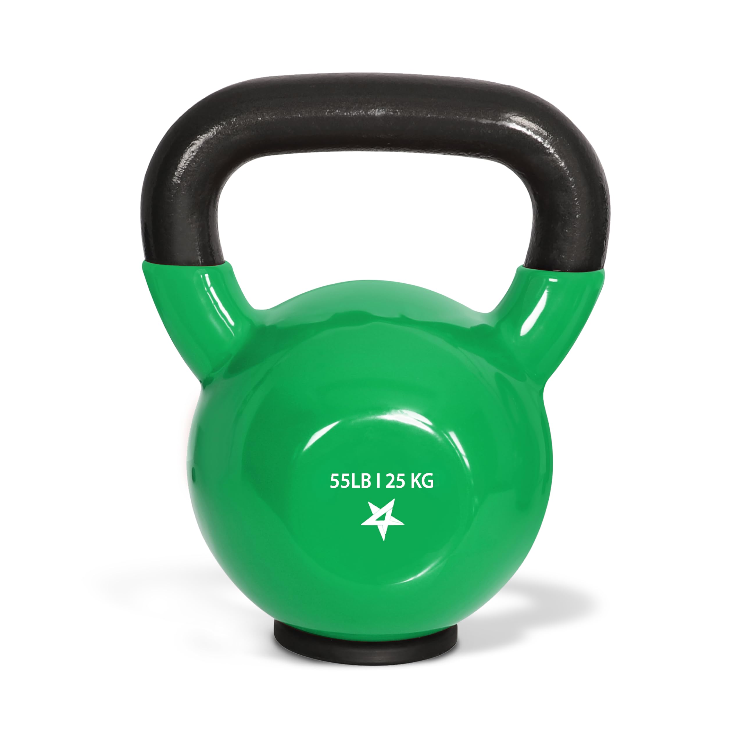 Kettlebell - Pvc - Rubber Base - 55Lbs