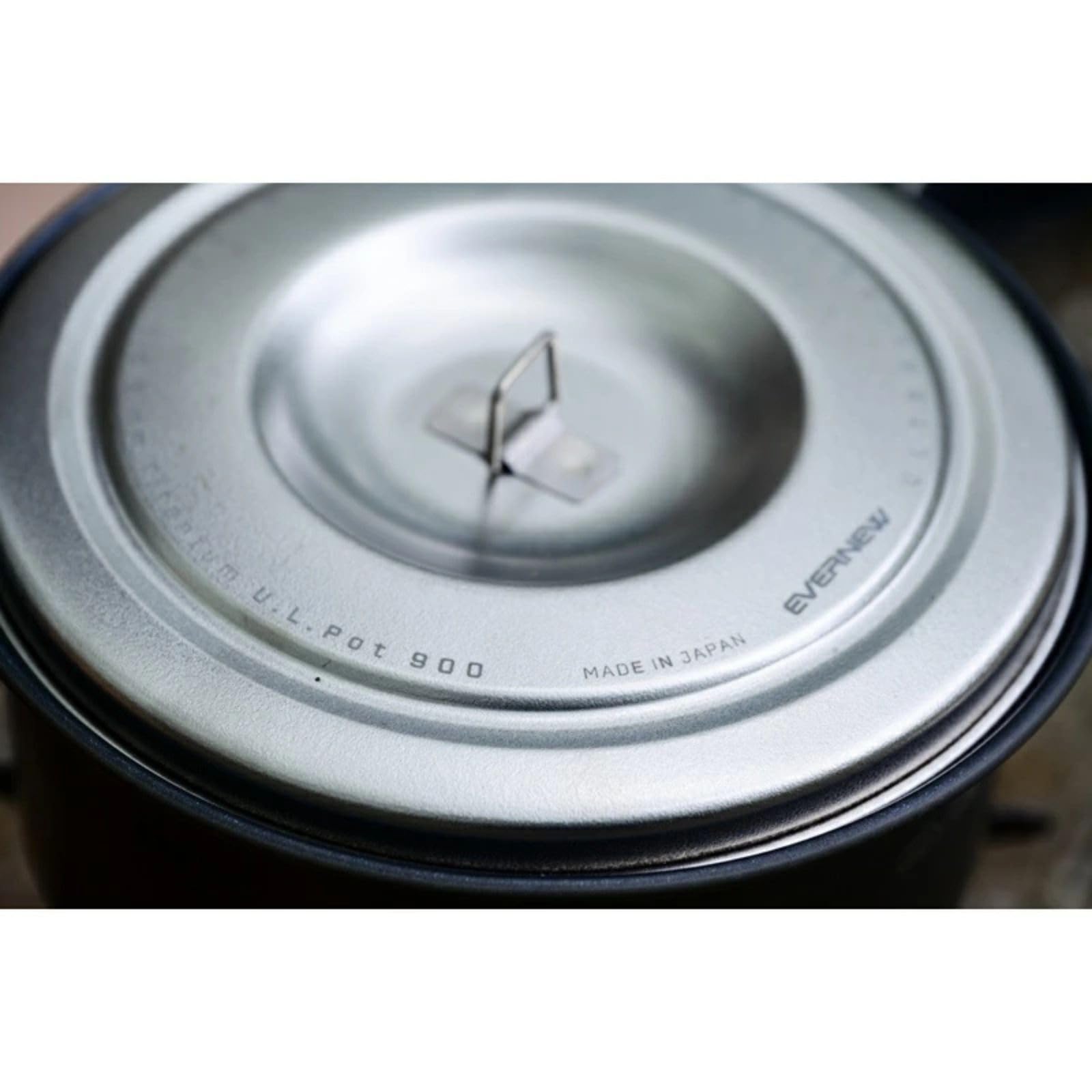 Evernew Ultralight Aluminum Non-Stick Pot, 740Ml Lid