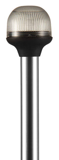 Attwood 5350-PA12-7 Folding All-Round 12-Inch Marine Boat Incandescent Pole Light, Silver, One Size