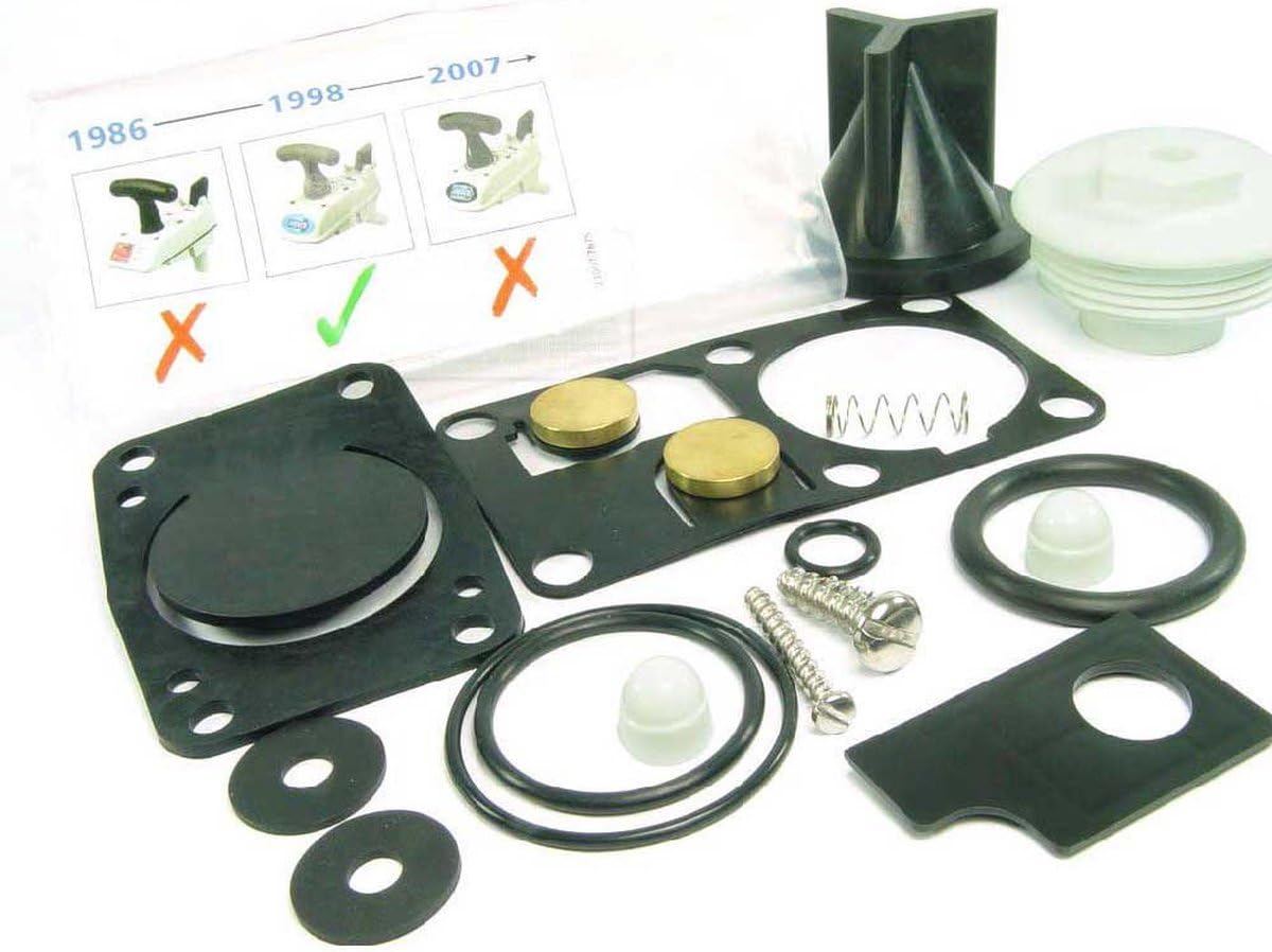 Jabsco 29045-2000 Twist N Lock Marine Manual Toilet Service Kits Fits 29090-2 & 29120-2, 1997 To 2007