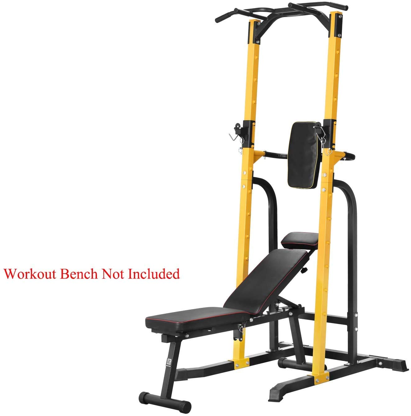 Zenova Power Tower Pull Up Bar Station, Pull Up Tower Dip Station For Home Fitness Exercise,Multi-Function Workout Equipment Squ