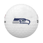 Wilson Duo Soft+ Nfl Golf Balls (1 Dozen)-Seattle,White