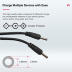 Smarkey 8.4V Heated Glove Charger For Insole Socks Jacket Battery Charging (Easy For Outdoor And Travelling)