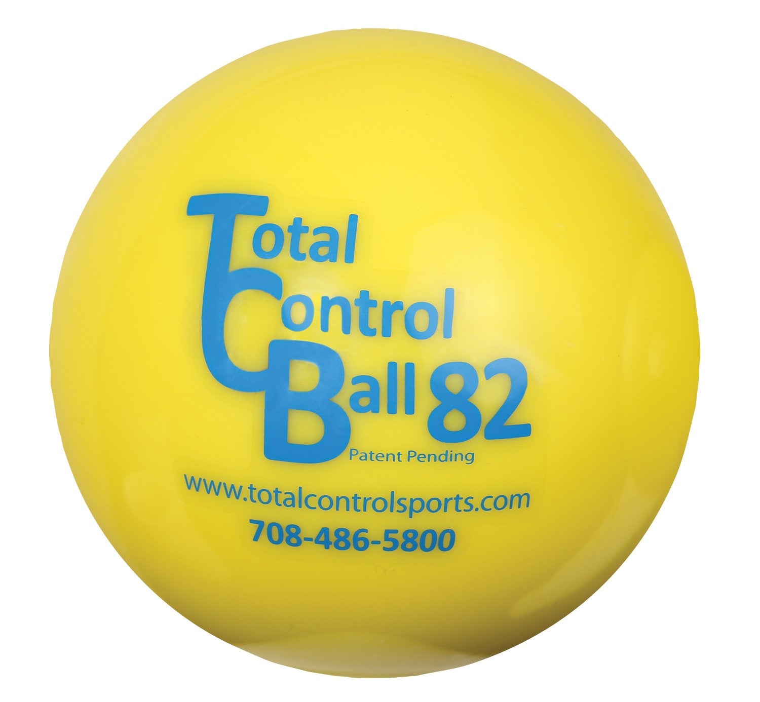 Total Control Sports Batting Ball (Pack Of 6), Yellow