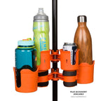 Robocup, Orange, Updated Version, Best Cup Holder For Drinks, Fishing Rod/Pole, Boat, Beach Chair/Golf Cart/Wheelchair/Walker