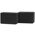 Prosourcefit Foam Yoga Blocks Set Of 2, High Density Eva Yoga Bricks, Sturdy Yoga Prop Large Size 4X 6 X 9 (Black) (Ps-2403-Bloc