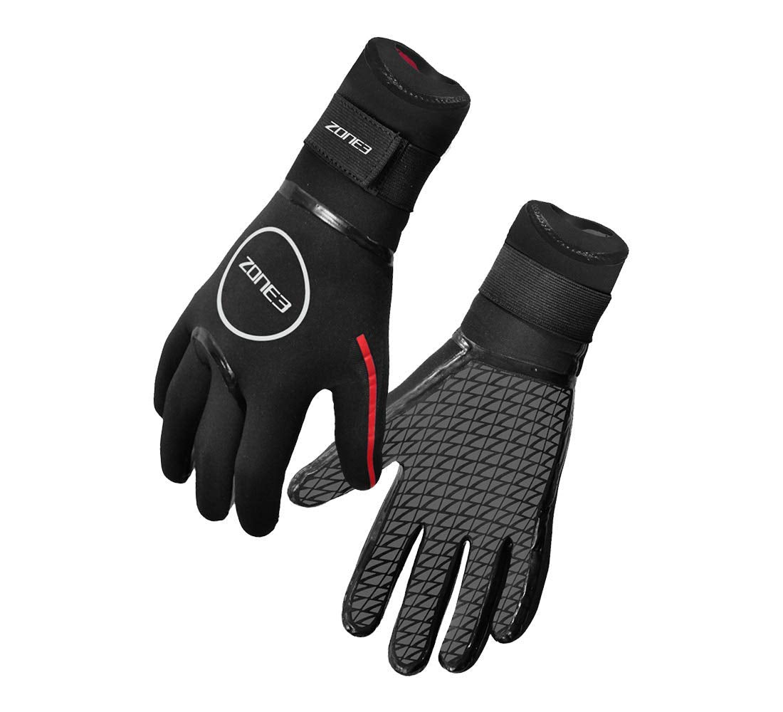 Zone3 Neoprene Heat-Tech Warmth Swim Gloves For Men/Women Open Water Swimming, Diving, Snorkeling Thermal Wetsuit Gloves/Unisex
