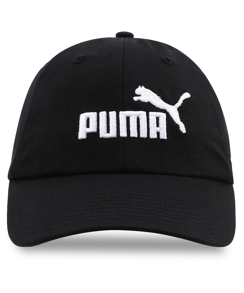 Puma | Ace Embroidered Logo Baseball Cap | Black | Osfa