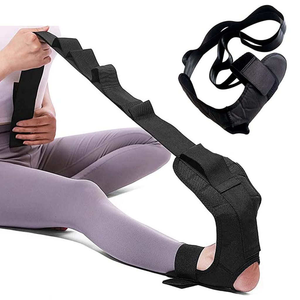 Proberos Yoga Belt for Women Men, 5 Loops Yoga Strap for Stretching, Yoga Bands for Yoga Exercise Fitness Rehabilitation Ligamen