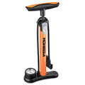 Mohegia Bike Floor Pump With Gauge,Air Bicycle Pump Inflator With High Pressure 160 Psi,Fits Schrader And Presta Valve/Orange