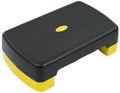 Fitvids 18 Workout Aerobic Stepper Step Platform with 2 Risers, Lightweight Portable Step Up Platform Trainer, Adjustable Height