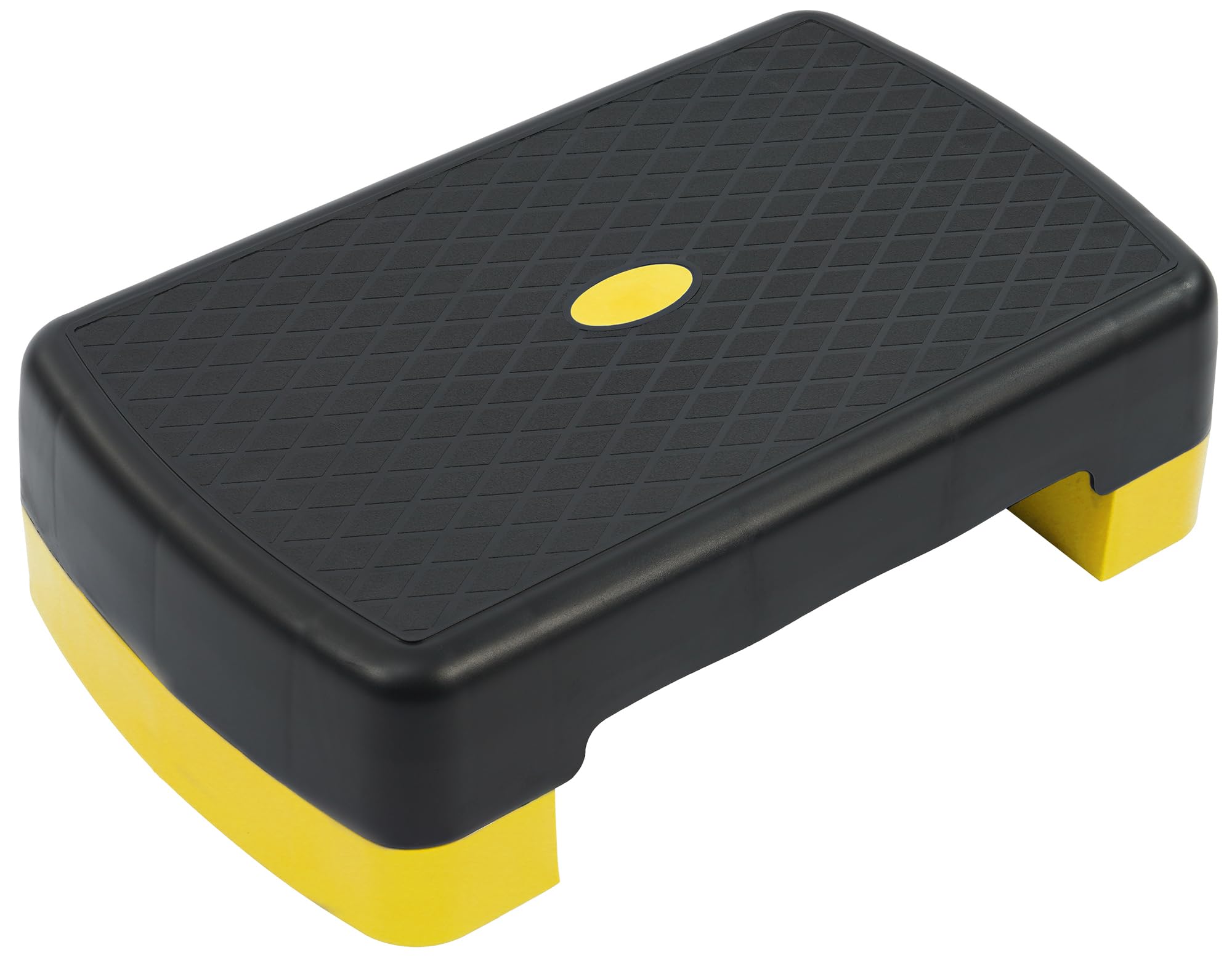 Fitvids 18 Workout Aerobic Stepper Step Platform with 2 Risers, Lightweight Portable Step Up Platform Trainer, Adjustable Height