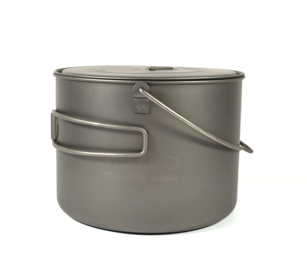 Toaks Titanium 1600Ml Pot With Bail Handle