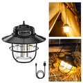LED Rechargeable Outdoor Camping Light, Mini Portable Tent Emergency Light, New Horse Lamp 4-Speed Mode White and Warm Light, Am