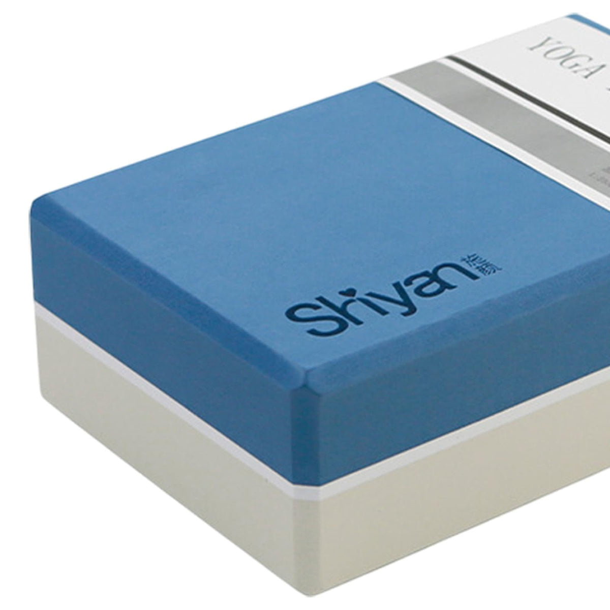 SNAPPSY Yoga Block Assistive Equipment Yoga Brick for Meditation Squat Indoor Sports Blue and Beige
