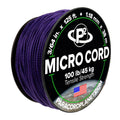Paracord Planet Micro Paracord - Thin Braided Cord For Crafting, Fishing, And Diy Projects In 125 Ft Spools - Acid Purple