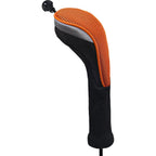 Andux 2Pcs/Pack Long Neck Golf Hybrid Club Head Covers Interchangeable No. Tag Ctmt-02 Orange