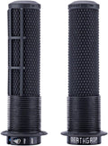 DMR DeathGrip 2 Flanged Grips - Thick, Lock-On, Black