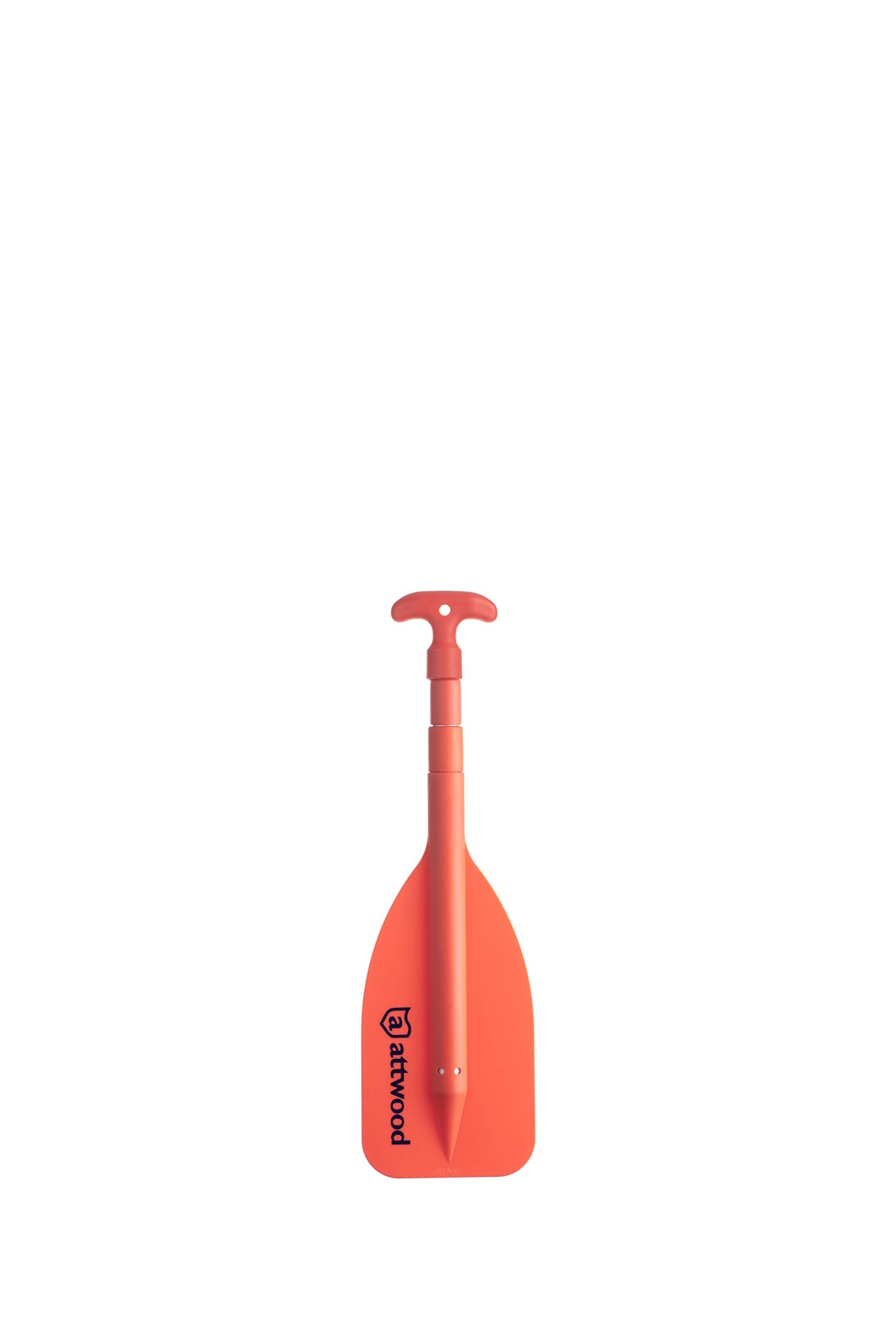Attwood Emergency Telescoping Paddle For Boating, Collapsible, 20-Inch To 42-Inch, Orange