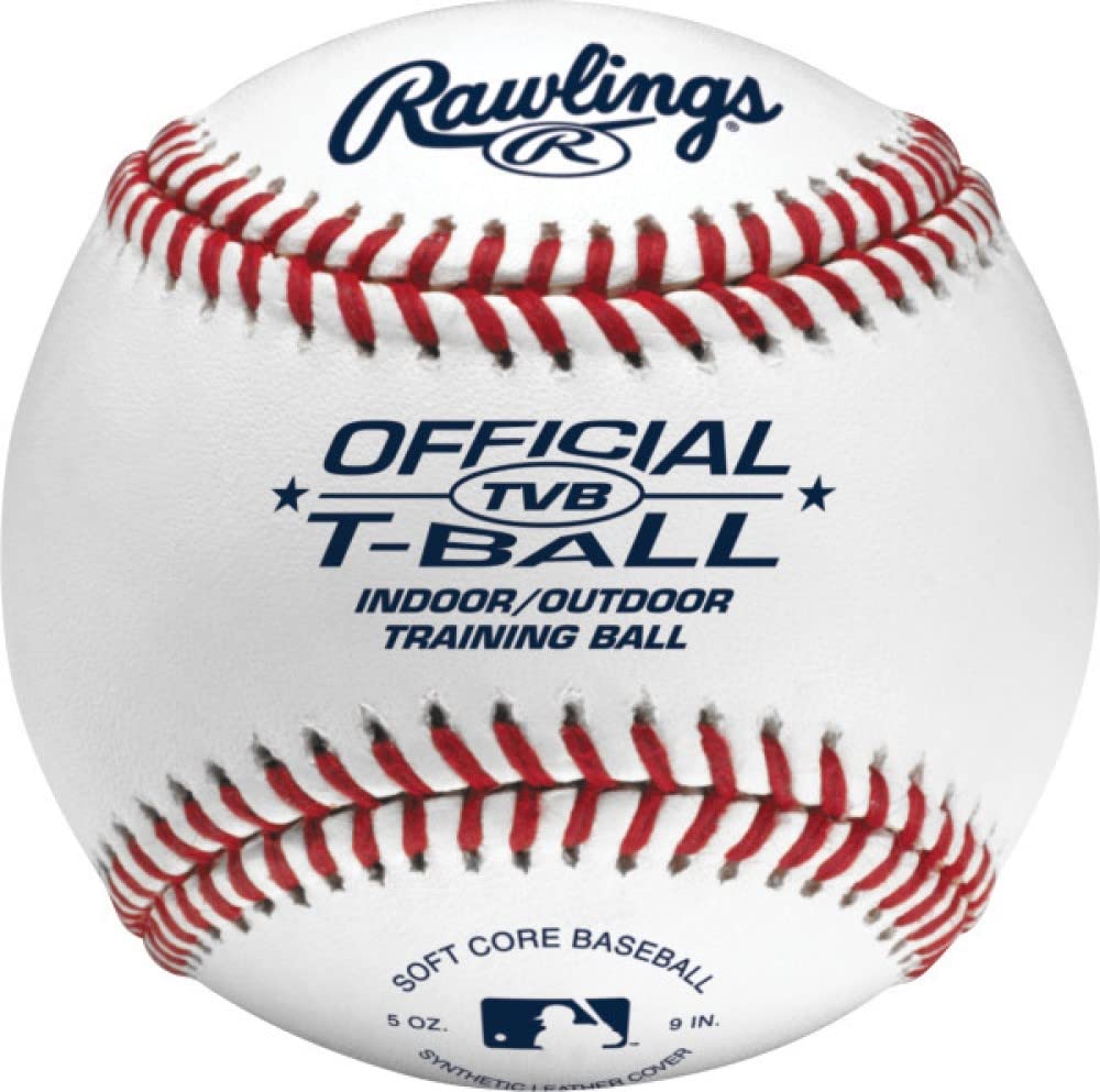 Rawlings  Official T-Balls  Tvb  Youth/6U  12 Count  Sponge Rubber Core  Indoor/Outdoor