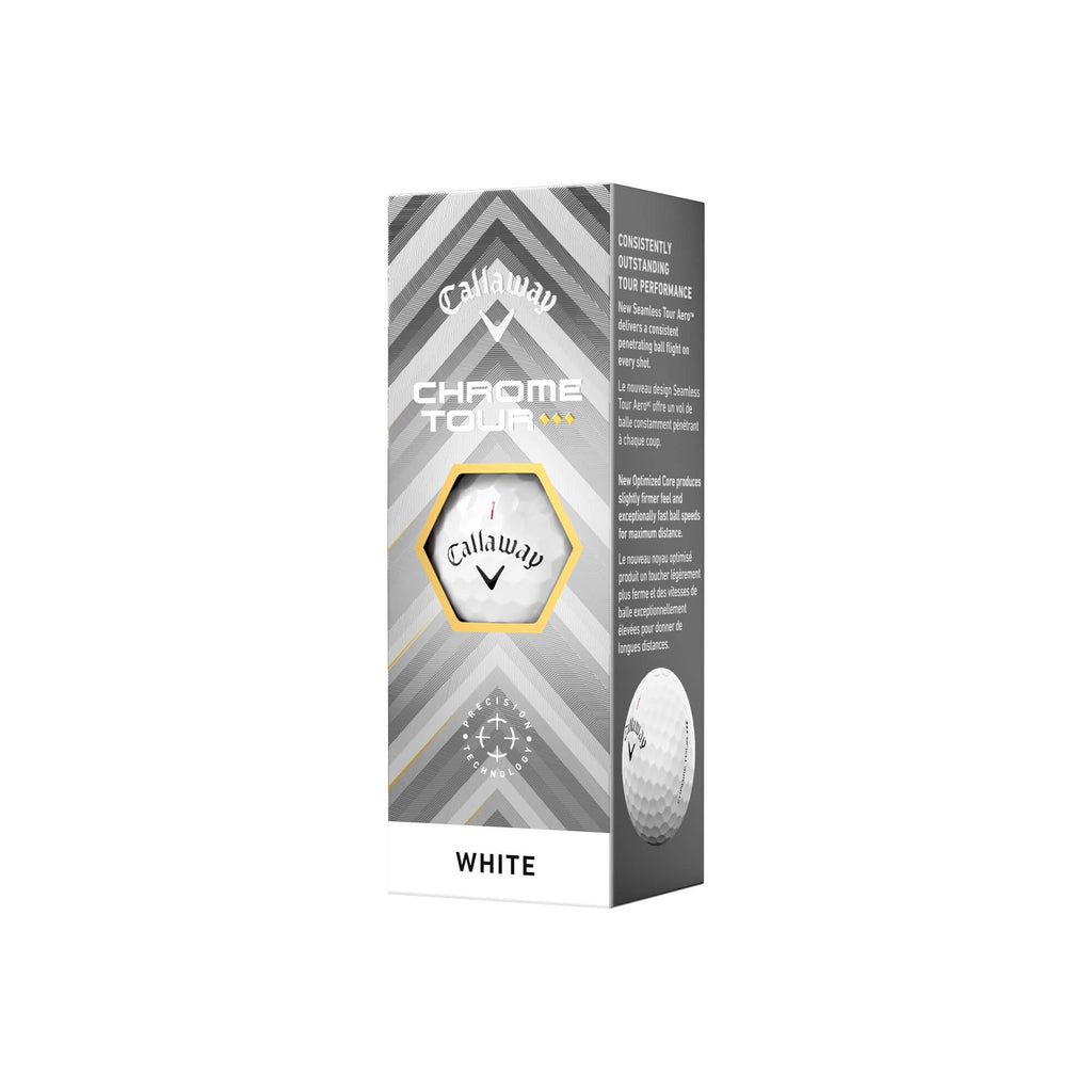Callaway Golf Chrome Tour Triple Diamond Golf Balls (White)