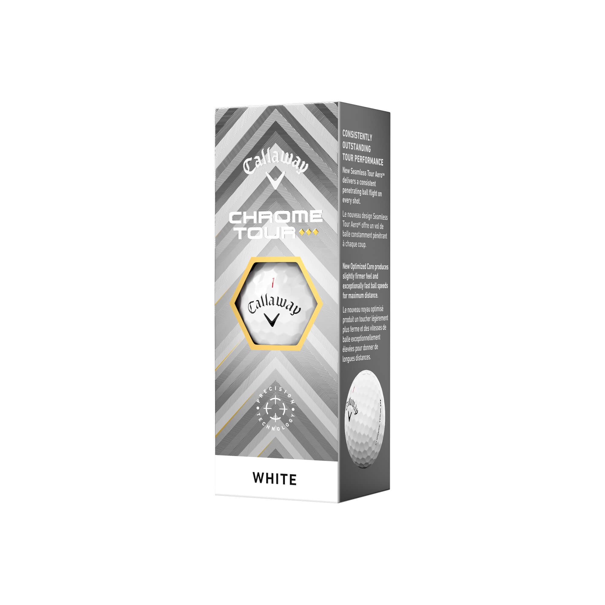 Callaway Golf Chrome Tour Triple Diamond Golf Balls (White)