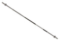 Signature Fitness 5Ft Stardard Barbell With Star Locks, Chrome